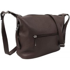 Жіноча сумка Borsacomoda 22x11x26 см Темно-коричневий (2860850139) Київ