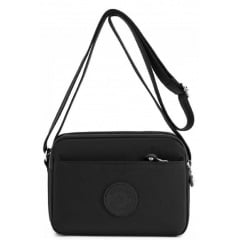 Жіноча сумка крос-боді Confident 23x8x15 см Чорний (2197336012) Київ