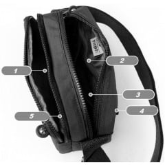 Жіноча сумка крос-боді Confident 23x8x15 см Чорний (2197336012) Київ