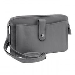 Жіноча сумка для документів UP2 Fashion 19x12.5x2.5 см Сірий (2822654431) Київ