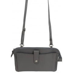 Жіноча сумка для документів UP2 Fashion 19x12.5x2.5 см Сірий (2822654431) Київ