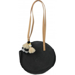 Женская плетенная сумка Esmara 30x30x6 см Черный (2797462542) Шостка