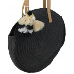 Женская плетенная сумка Esmara 30x30x6 см Черный (2797462542) Шостка