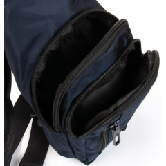 Мужская сумка через плечо LANPAD 15x20x8 см Синий (2619409999) Ахтырка