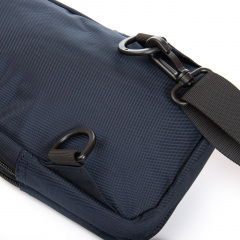 Сумка мужская через плечо LANPAD 14x20x8 см Синий (2618939663) Хмельницкий