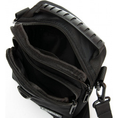 Сумка чоловіча через плече LANPAD 20x8x15 см Чорний (LAN7685 black) Кременчук