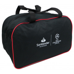 Сумка спортивна Santander Uefa Champion's League 30L 28x44x25 см Чорний (2771001737) Житомир