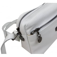 Жіноча сумка на плече Borsacomoda 24x18x10 см Білий (2695170660) Київ