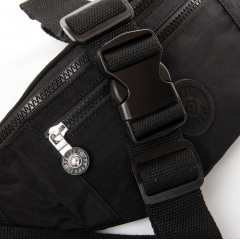 Сумка бананка JIELSHI 13x25x9 см Чорний (2661391578) Мукачево