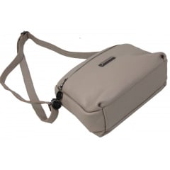 Жіноча сумка на плече Borsacomoda 24x18x10 см Бежевий (2614339711) Київ