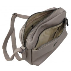 Жіноча сумка на плече Borsacomoda 24x18x10 см Бежевий (2614339711) Київ