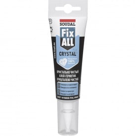 Клей-герметик SOUDAL FIX ALL Crystal Кристально-чистый Прозрачный 125 мл