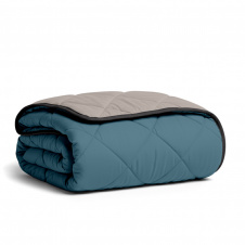 Покривало стьобане двостороннє COSAS OCEAN SAND CS10 150x220 см Бежево-блакитний