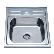 Кухонна мийка накладна Zerix Z5060-06-160E satin (ZX1611)