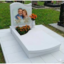 Комплект подвійного пам'ятника мармуровий піщаник