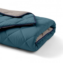 Покривало стьобане двостороннє COSAS TAUPE STONE CS4 160x220 см Бежево-блакитний Київ