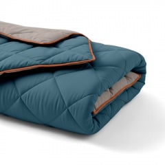 Покрывало стеганное двухстороннее COSAS OCEAN SAND CS2 180x220 см Бежево-голубой Березнеговатое