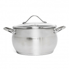 Кастрюля с крышкой Holmer 2 л Серебристый CR-15520-SS Fantastic