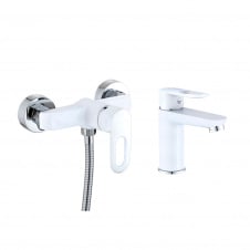 Набір змішувачів Lidz Latwa 001 + Latwa 010 білий (LDLAT001WHI4542346361)