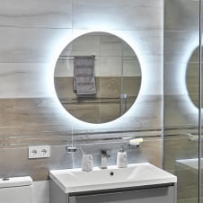 Дзеркало Global Glass MR-8 700х700, з LED-підсвічуванням