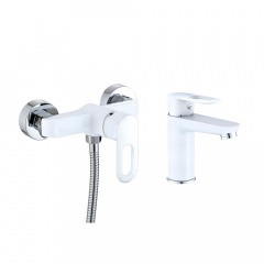 Набір змішувачів Lidz Latwa 001 + Latwa 010 білий (LDLAT001WHI4542346361) Киев