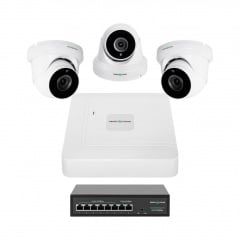 Комплект відеоспостереження на 3 камери GreenVision GV-IP-K-W81/03 5Mp (LP29478) Львов