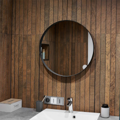 Дзеркало Global Glass ML-2 в чорній рамі, 600х600 Бердянськ