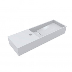 Умивальник Miraggio Toni 650 R, miramarble, білий глянцевий Цумань