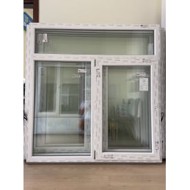 Вікно 1700x1600 мм монтажна ширина 70 мм профіль WDS Ekipazh Ultra 70 з двокамерним енергозберігаючим склопакетом 32 мм