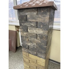 Кирпич облицовочный пустотелый ECOBRICK колор микс гладкий Киев