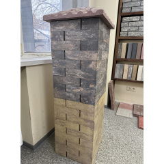 Цегла облицювальна пустотіла ECOBRICK колор мікс Олександрія