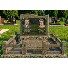 Классический комплекс для семейной пары зеленый гранит Талалаевка