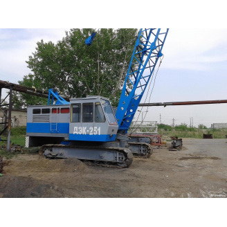 Оренда гусеничного крана ДЕК-251 25 тонн, стріла 40 м