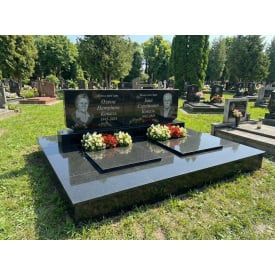 Елітний подвійний пам'ятник із великим майданчиком габбро