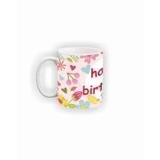 Чашка Vivay Happy birthday 330 мл Білий (hub_ddmwyn)