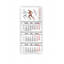 Календарь квартальный настенный Vivay 2026 Медицинский 30x65 см Разноцветный (hub_20e13t)