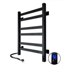 Електрична рушникосушка Navin Авангард 480x600 Sensor, лівий, таймер чорний