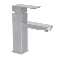 Змішувач для раковини Kroner KRP Edelstahl Kubus - ESG010 нікель (CV023009)