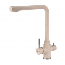 Змішувач для кухні Granado Badalona Lux Gris з підключенням фільтра питної води бежевий (gz0408L)