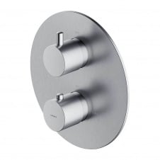 Змішувач для ванни та душу прихованого монтажу з термостатом Omnires Y nickel (Y1236RONI)
