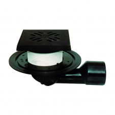 Трап для балконів і терас Hutterer&Lechner HL81G поворотний 150х150/137х137мм чавун