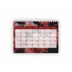 Календар-планер настінний Vivay 2026 А4 30x20 см Різнокольоровий (hub_54jv3h) Березнегувате