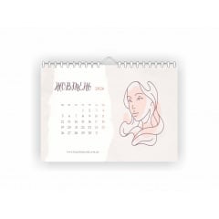 Календарь настенный Vivay 2026 Beautyspecial А3 30x40 см Бело-бежевый (hub_t8a1hg) Киев