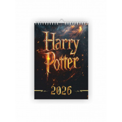 Календарь настенный Vivay 2026 Гарри Поттер А3 30x40 см Разноцветный (hub_91hy8q) Киев