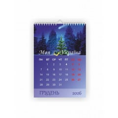 Календарь настенный Vivay 2026 Моя Україна А4 30x20 см Разноцветный (hub_5e39ci) Сарны