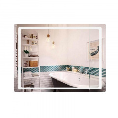 Дзеркало Qtap Mideya (DC-F614) 700х500 з LED-підсвічуванням, димером та антизапотіванням (QT2078NCF07050W) Львов