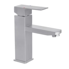 Змішувач для раковини Kroner KRP Edelstahl Kubus - ESG010 нікель (CV023009) Киев