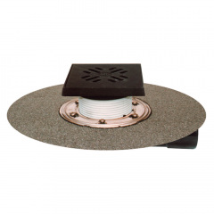 Трап для балконів і терас Hutterer&Lechner HL81GH з бітумним полотном, чавун Надворная