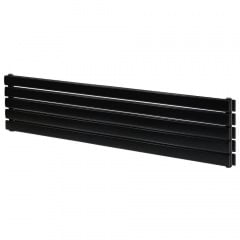 Горизонтальний дизайнерський радіатор Arttidesign Livorno ІІ G 5/340/2000/50 чорний матовий Київ