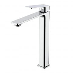 Змішувач для раковини Qtap Capricorn високий хром (k26) (QTCAP1060H102C48220) Київ